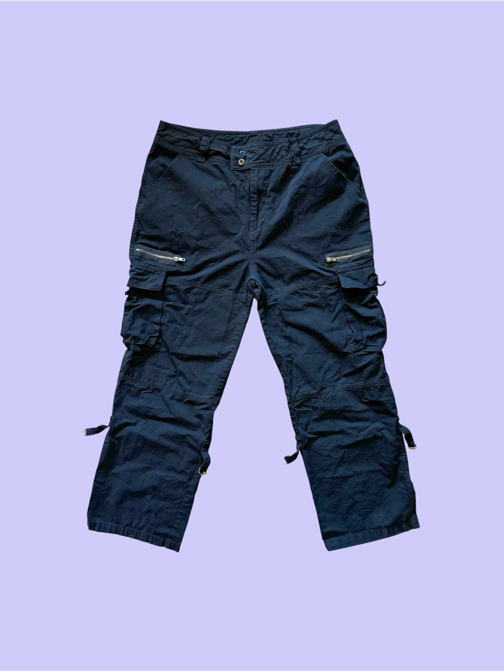 Vintage Black Cargo Pants